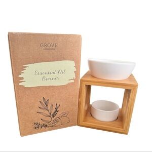 Grove Collaborative | Essential Oil Burner with Bamboo Stand